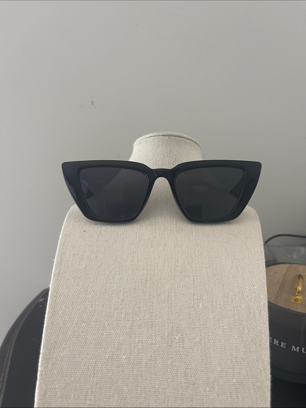 Sean John Black Cat-Eye Sunglasses